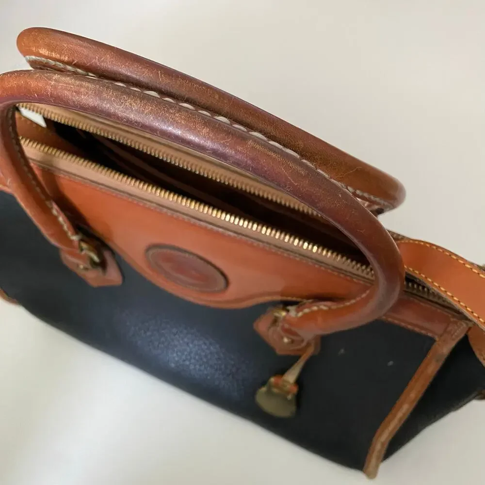 Dooney & Bourke Top Handle Black Leather Bag - Picture 8 of 8